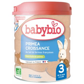 Lait en poudre bébé Primea 3 croissance Bio 800g