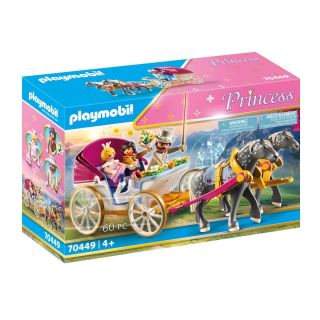 Calèche et couple royal Princess Playmobil