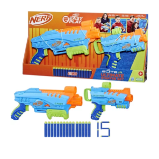 STARTER SET 2 PISTOLETS NERF ELITE JUNIOR ULTIMATE – HASBRO