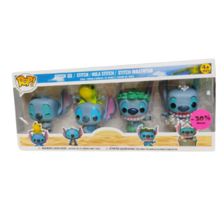 4 Figurines Stitch en Vinyl 