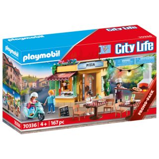 Playmobil City Life Pizzeria avec terrasse