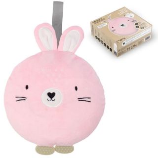 MoMi Peluche musicale Lulu Lapin Rose