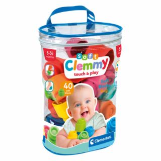 Blocs Clemmy Souples 40 Blocs - Clementoni 